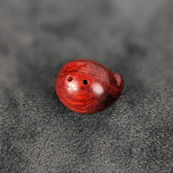 Wooden hand carved cat paw statue figurine cat kitty rose wood color miniature - Picture 5 of 8